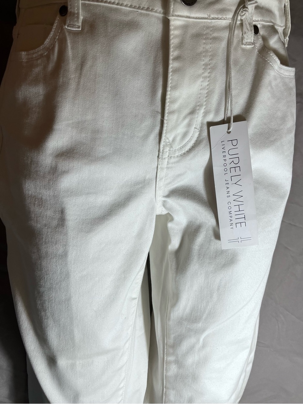 Women’s off white jeans, “Lucy Bootcut”  Liverpool Jeans Co.